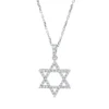 Collier David Stern aus 750 Weißgold 52 Brillanten 0,27ct F-SI L:42cm