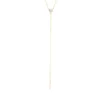 Collier Y-Kette aus 585 Gold Gelbgold Brillant 0,1ct TW-SI L:45,7cm Zarge