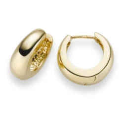 Creole Creolen 13,5x5,5mm 585 Gold Gelbgold Ohrringe Ohrschmuck rund