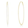 Creolen aus 750 Gold Gelbgold 396 Diamanten 1,18ct TW-SI 87,6x1mm