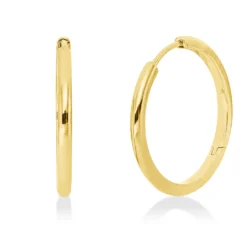 Creolen aus 750 Gold Gelbgold 19,8x1,6mm