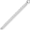 Fantasiekette Silberkette Collier Halskette aus 925 Silber 45cm