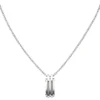 Halskette Collier Kette mit Anhänger aus Edelstahl 50-55cm Halsschmuck Unisex