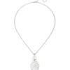 Halsschmuck Halskette Collier Kette mit Anhänger aus Edelstahl 42-46cm