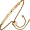 Himbeer-Armband flexibel, Stab 925 Silber Rotgold vergoldet, Länge 23cm variabel