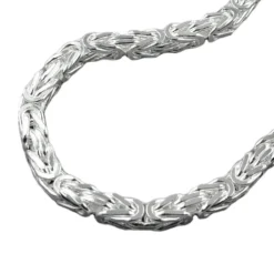 Lange Kette Collier Königskette aus 925 Silber, L: 80cm