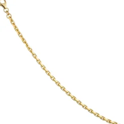 3mm Ankerarmband Armband Armschmuck aus 585 Gold Gelbgold diamantiert 21cm