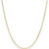 1,3mm Ankerkette diamantiert Collier Halskette aus 585 Gold Gelbgold 42cm