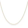 1,2mm Ankerkette diamantiert Collier Halskette aus 585 Gold Gelbgold 36cm