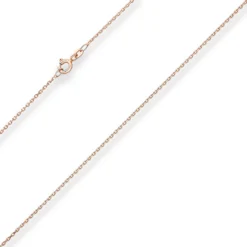 1,3mm Ankerkette diamantiert Collier Halskette aus 585 Gold Rotgold 42cm