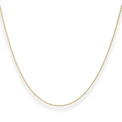 1,2mm Ankerkette diamantiert Collier Halskette aus 333 Gold Gelbgold 36cm
