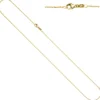1,1mm Ankerkette diamantiert Halskette Collier aus 750 Gold Gelbgold 45cm