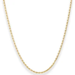 1,6mm Ankerkette diamantiert Kette Collier Halskette aus 585 Gold Gelbgold 50cm