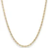 2,5mm Ankerkette diamantiert Kette Collier Halskette aus 333 Gold Gelbgold 55cm