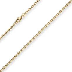 2,5mm Ankerkette diamantiert Kette Collier Halskette aus 333 Gold Gelbgold 55cm