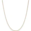 1,3mm Ankerkette diamantiert Kette Collier Halskette aus 750 Gold Gelbgold 50cm