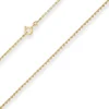 1,3mm Ankerkette diamantiert Kette Collier Halskette aus 585 Gold Gelbgold 50cm