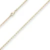 2mm Ankerkette diamantiert Kette Collier Halskette aus 333 Gold Gelbgold 55cm