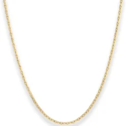 2mm Ankerkette diamantiert Kette Collier Halskette aus 333 Gold Gelbgold 55cm