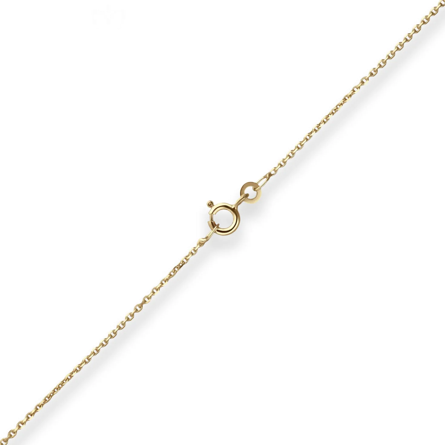 1,3mm Ankerkette diamantiert Kette Collier Halskette aus 333 Gold Gelbgold 42cm