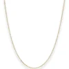 1,3mm Ankerkette diamantiert Kette Collier Halskette aus 333 Gold Gelbgold 38cm