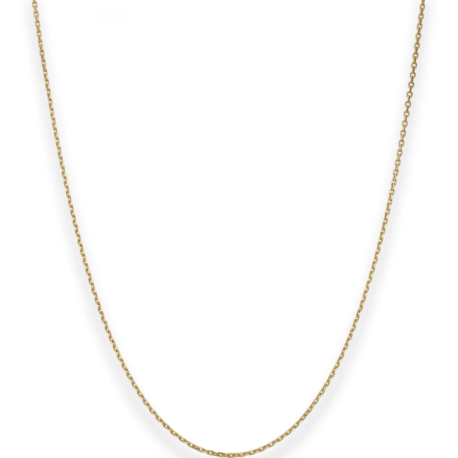 1,3mm Ankerkette diamantiert Kette Collier Halskette aus 585 Gold Gelbgold 42cm