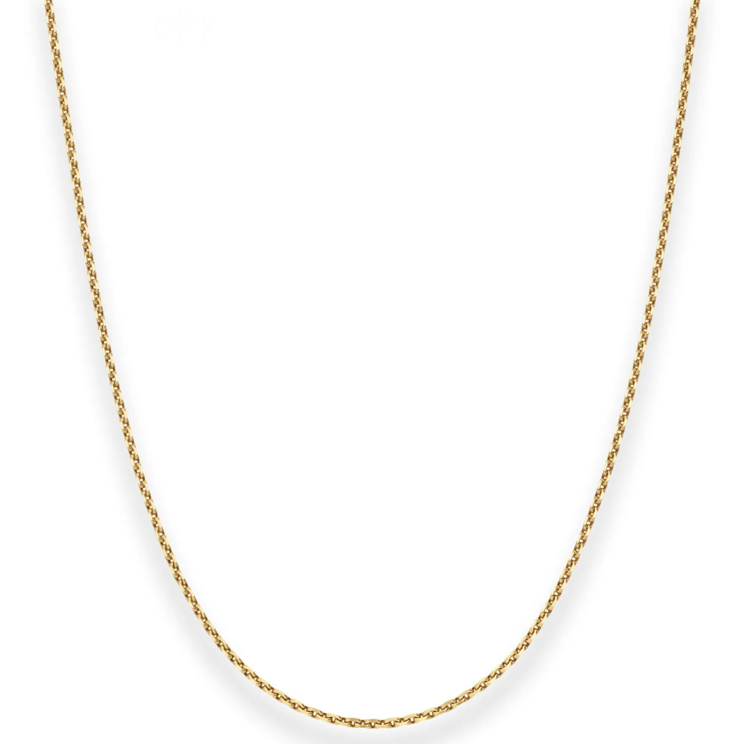 1,7mm Ankerkette diamantiert Kette Collier Halskette aus 333 Gold Gelbgold 40cm