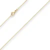 1mm Ankerkette diamantiert Kette Collier Halskette aus 585 Gold Gelbgold 40cm