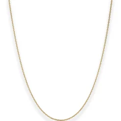 1,3mm Ankerkette diamantiert Kette Collier Halskette aus 750 Gold Gelbgold 40cm