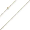 1,3mm Ankerkette diamantiert Kette Collier Halskette aus 375 Gold Gelbgold 34cm