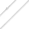2mm Ankerkette diamantiert Silberkette Collier Halskette aus 925 Silber 40cm