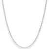 1,9mm Ankerkette diamantiert Silberkette Collier Halskette aus 925 Silber 70cm