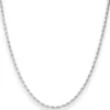 1,7mm Ankerkette diamantiert Silberkette Collier Halskette aus 925 Silber 65cm