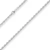 3mm Ankerkette diamantiert Silberkette Collier Halskette aus 925 Silber 45cm