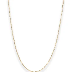 1,1mm Ankerkette flach Collier Halskette aus 333 Gold Gelbgold 50cm