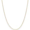 1,2mm Ankerkette flach Goldkette Collier Halskette aus 333 Gold Gelbgold 45cm