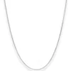 1,2mm Ankerkette flach Goldkette Collier Halskette aus 585 Gold Weißgold 38cm