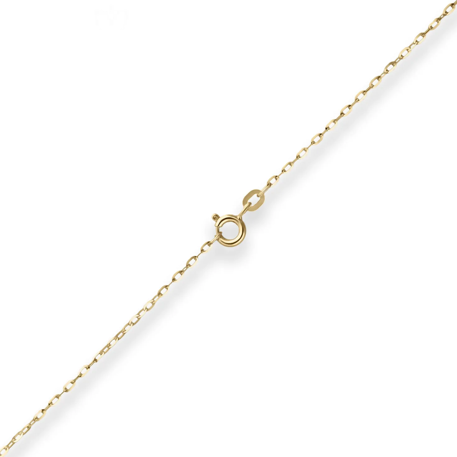 1,3mm Ankerkette flach Goldkette Collier Halskette aus 333 Gold Gelbgold 50cm