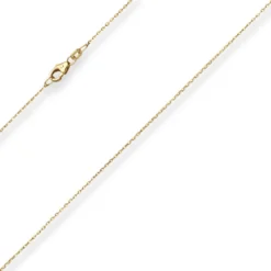 1,1mm Ankerkette flach Kette Collier Halskette aus 585 Gold Gelbgold 42cm