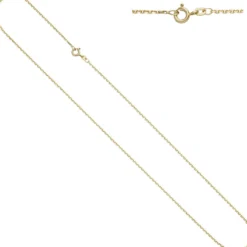 1,2mm Ankerkette Kette Collier aus 333 Gelbgold Gold Halskette 36cm