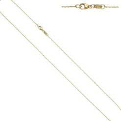 0,6mm Ankerkette Kette Collier Halskette aus 585 Gold Gelbgold 42cm
