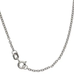 1,6mm Ankerkette Kette Collier Halskette aus 333 Gold Weißgold 45cm