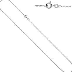 1,5mm Ankerkette Kette Collier Halskette 925 Silber diamantiert glänzend 50cm