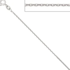 1,5mm Ankerkette Kette Collier Halskette 925 Silber glänzend Damen 45cm