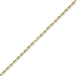 6mm Ankerkette Kette Collier Schiffsanker Halskette aus 585 Gold Gelbgold 55cm