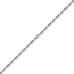 5,5mm Ankerkette Kette Collier Schiffsanker Halskette aus 585 Gold Weißgold 50cm