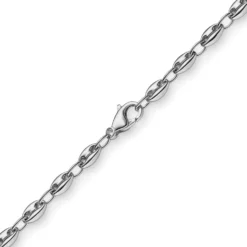 5,5mm Ankerkette Kette Collier Schiffsanker Halskette aus 585 Gold Weißgold 50cm