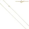 1,6mm Ankerkette Kette Halskette aus 585 Gold Gelbgold diamantiert 50cm