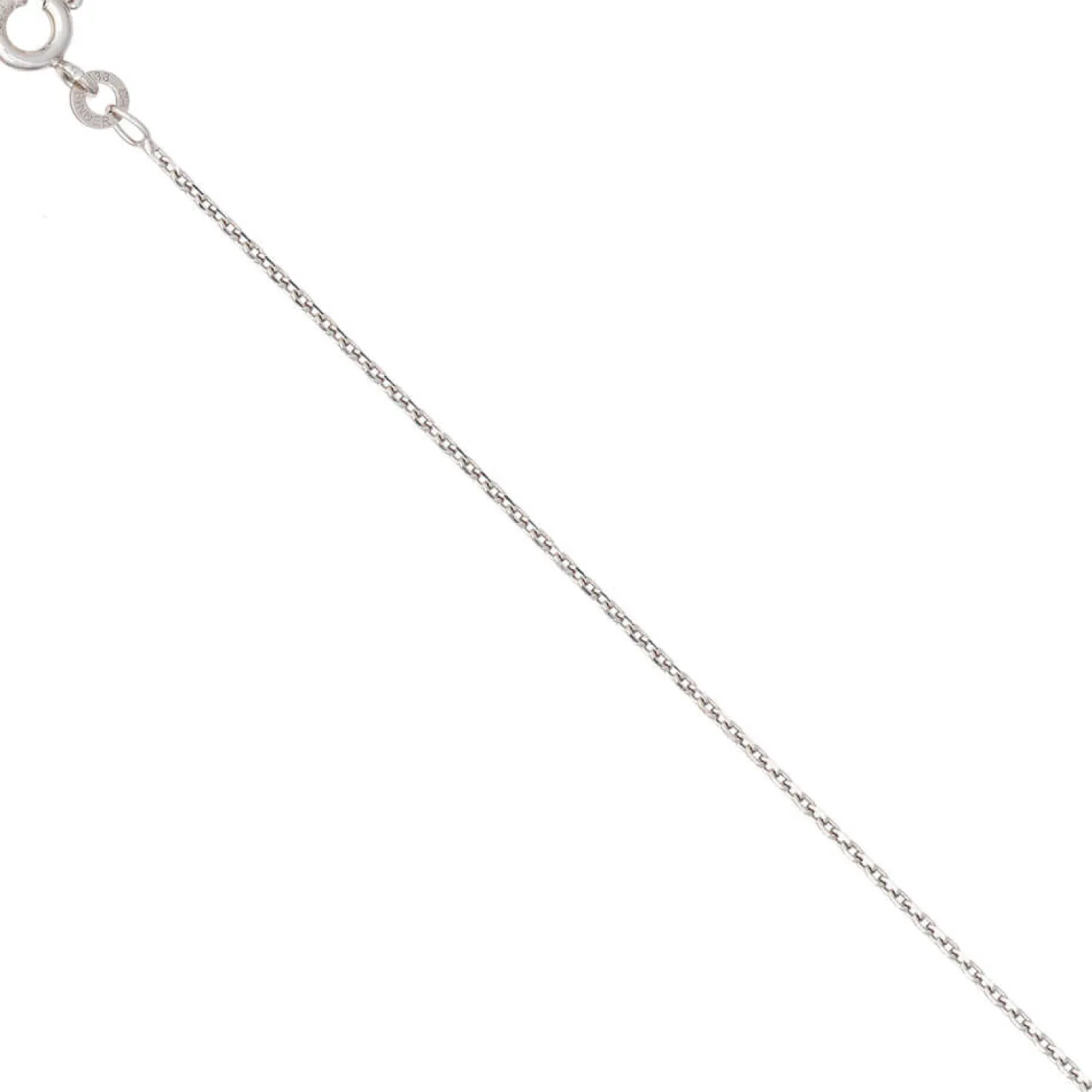 1,3mm Ankerkette Kette Halskette Collier Goldkette 585 Gold Weißgold 38cm