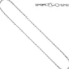 3,4mm Ankerkette Kette Halskette Collier aus 925 Silber diamantiert, 45cm